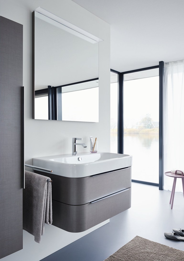 Ein Waschtisch der Serie Happy D.2 von Duravit