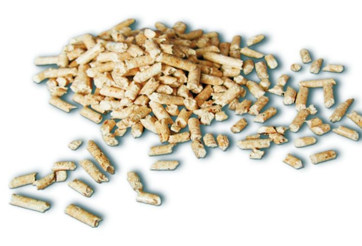Bild eines Haufens mit Pellets