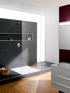 Die burgbad Chrono 2.0 Dusche mit Podest